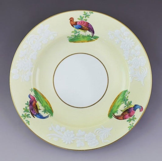 Fab set 11 Tiffany Co Spode Pheasant Salad Luncheon or Dessert Plates