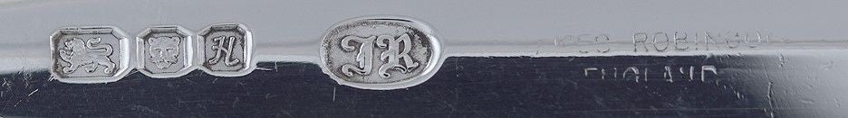 Nice Group 4 James Robinson Sterling Silver Irish Rib Salad / Fish Forks