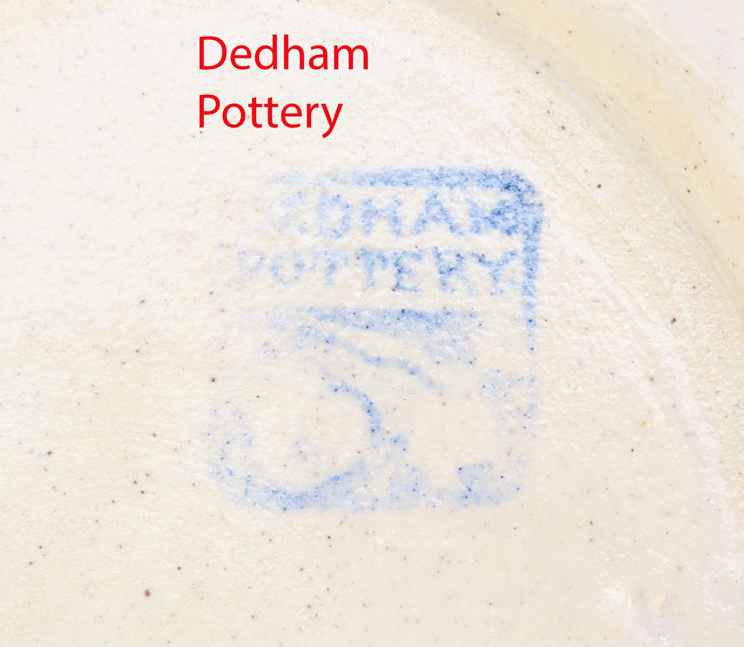 Antique Old Dedham Pottery Turtle Pairs Pattern Bread Plate Small 6”