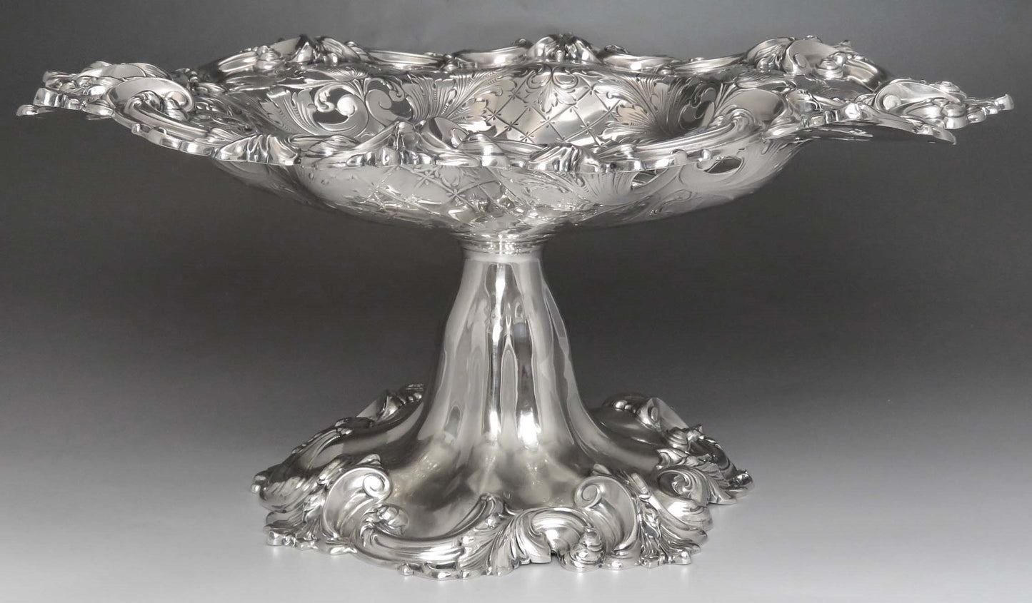 Circa 1920 US Army War College Sterling Silver Compote/Footed Serving dish