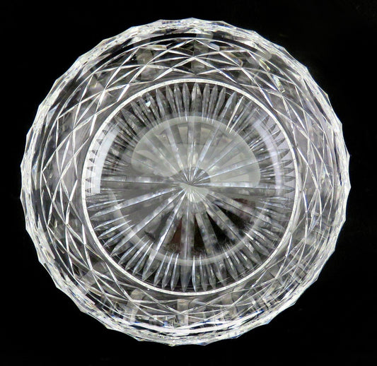 Vintage c1950 Beautiful Cut Glass Serving Bowl or Dish