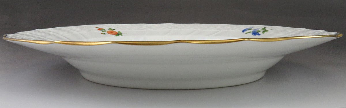 5 Lovely Royal Copenhagen Saxon Flower Porcelain China Dinner Plates 10"