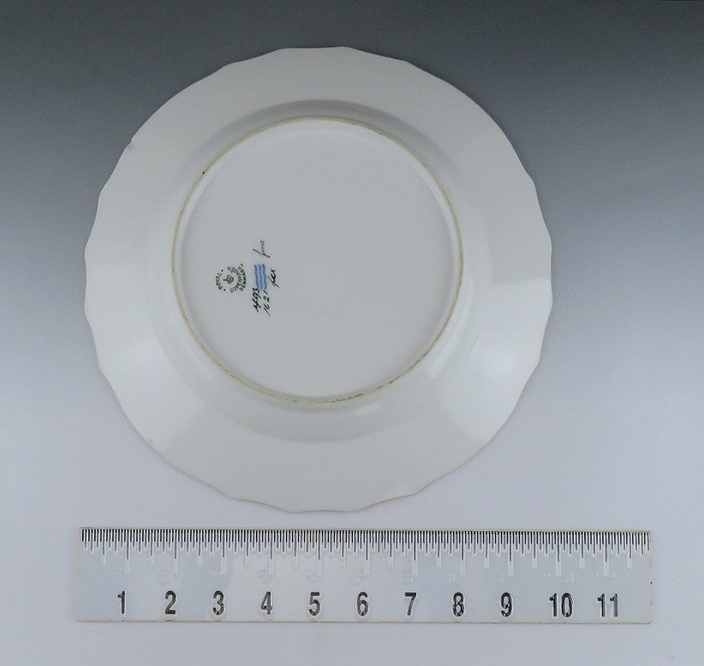 5 Lovely Royal Copenhagen Saxon Flower Porcelain China Dinner Plates 10"