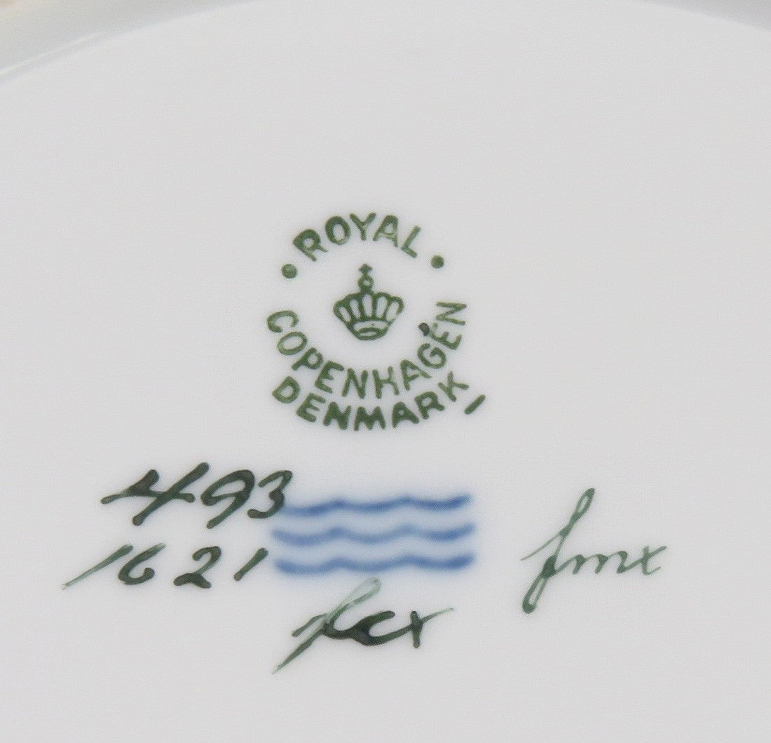 5 Lovely Royal Copenhagen Saxon Flower Porcelain China Dinner Plates 10"