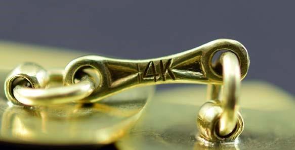 Handsome Antique American 14k Gold & Black Enamel Double Cufflinks