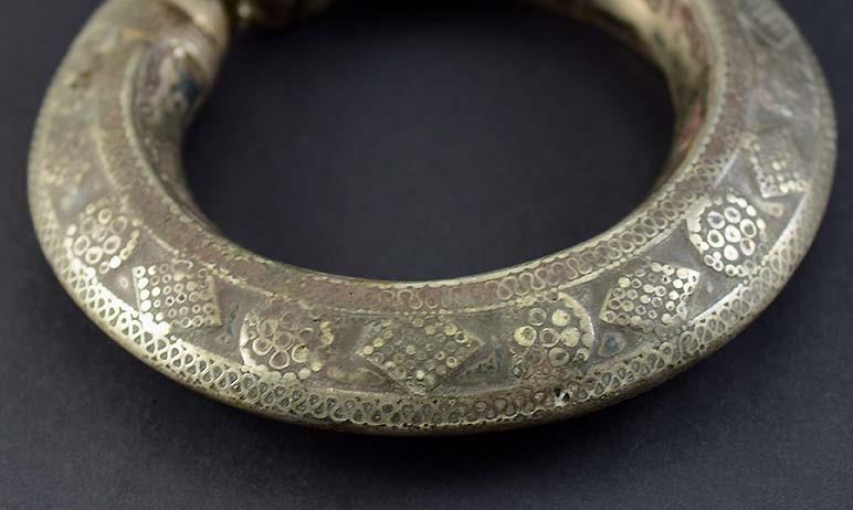 Ancient/Antique Bedouin Tribal Silver Cuff Bracelet