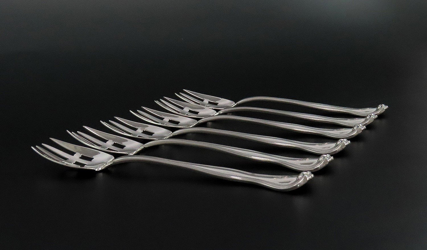 Great Watson Mount Vernon 6 Ramekin Forks R Mono 5" Long
