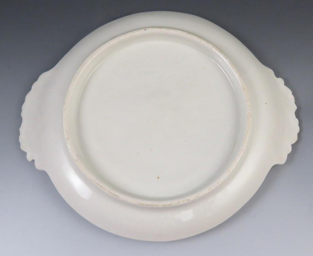 Antique 1830s Chamberlains English Worcester Porcelain Gilt Sauce Tureen