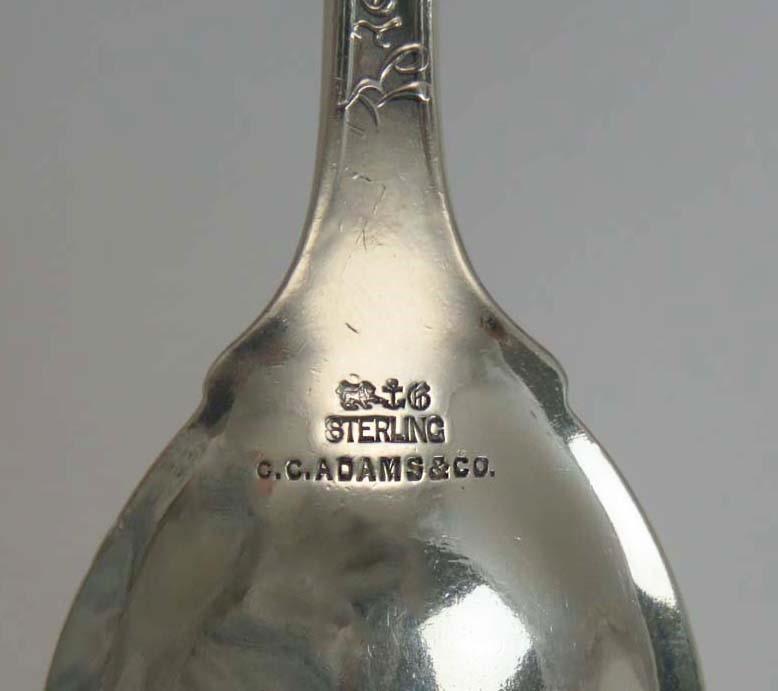 Antique Gorham Sterling Silver Brooklyn Souvenir Spoon