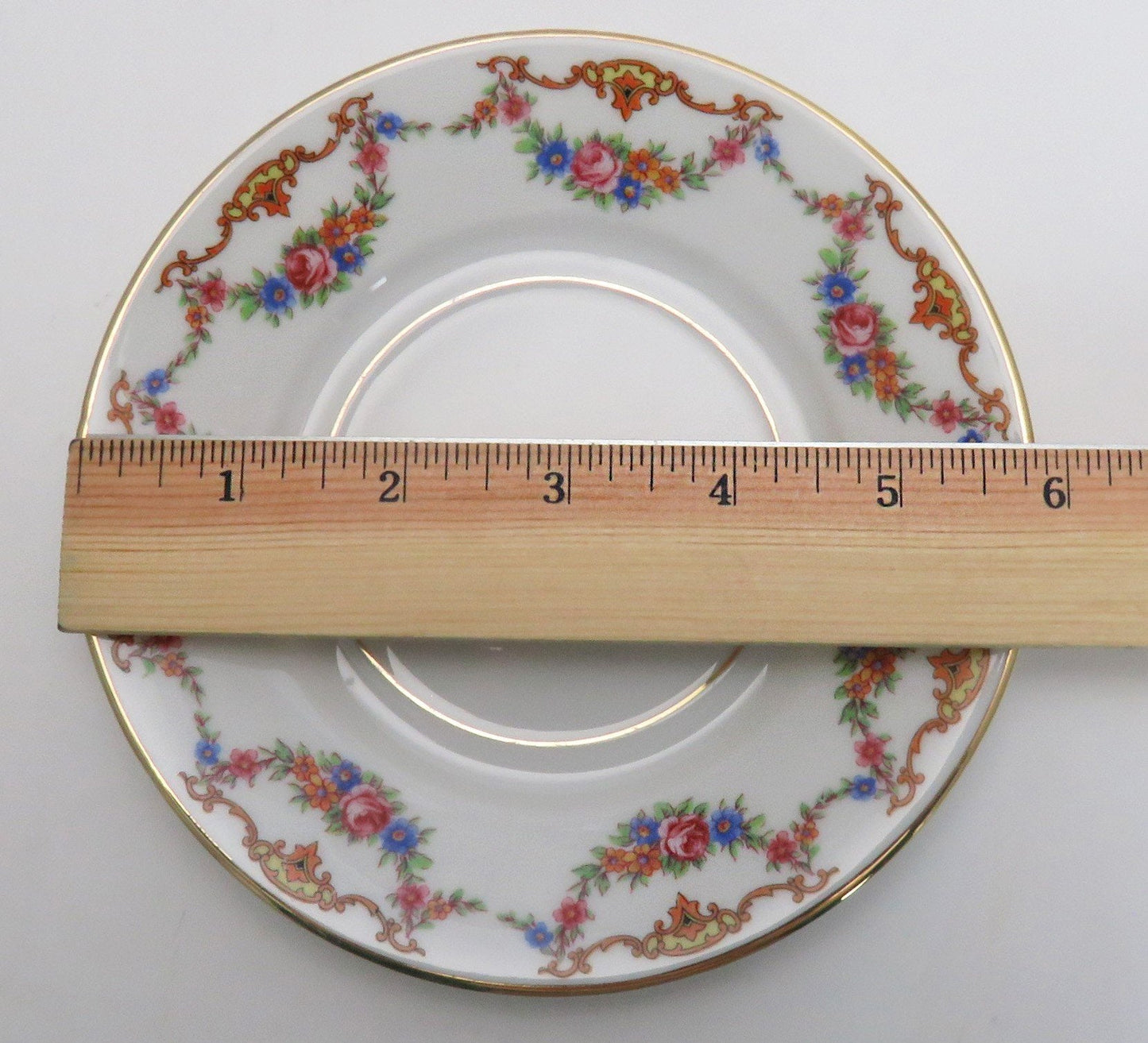 20pc Beautiful Set Czech Epiag Floral 9 Tea Cups 11 Saucers 9561