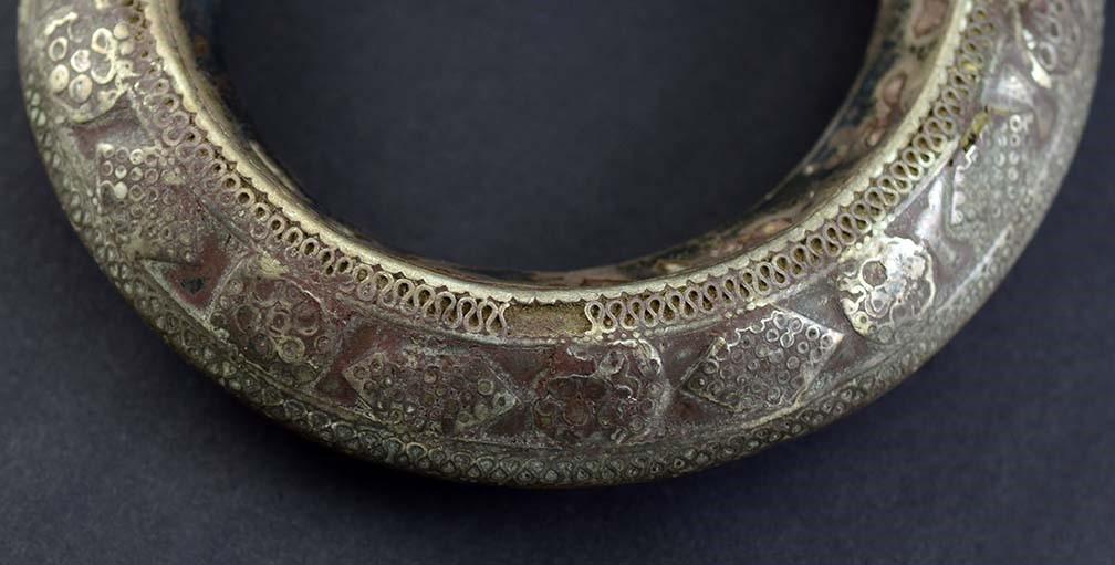 Ancient/Antique Bedouin Tribal Silver Cuff Bracelet