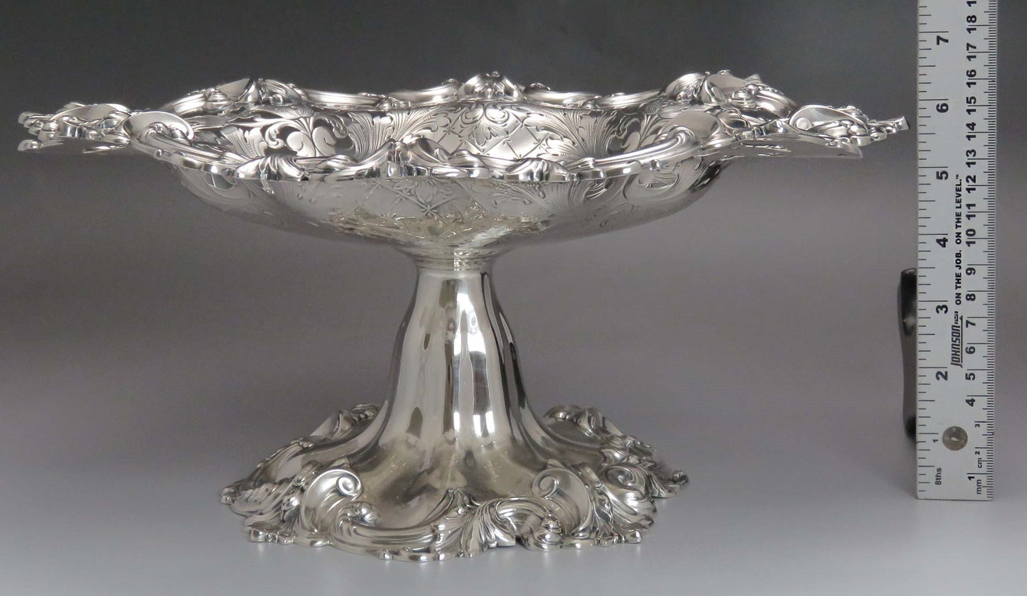 Circa 1920 US Army War College Sterling Silver Compote/Footed Serving dish