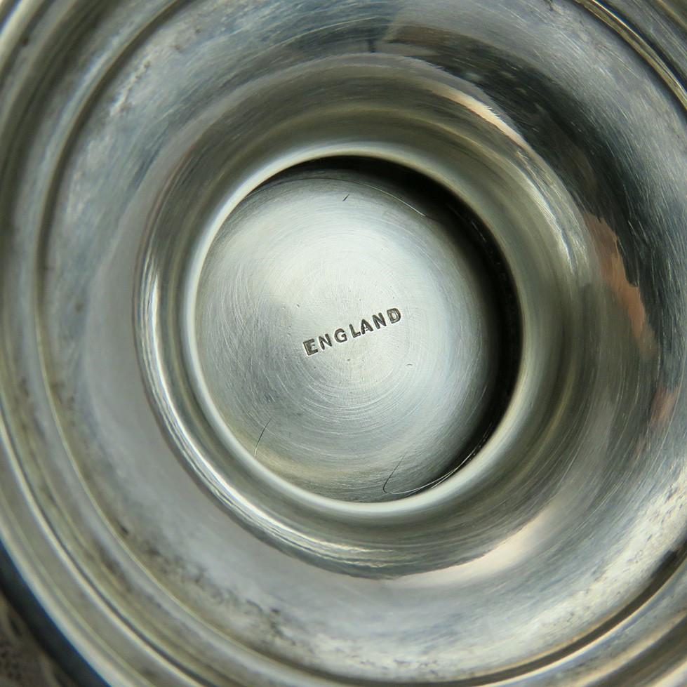 Impressive Heavy English Elkington & Co Sterling Silver Classic Form Caster