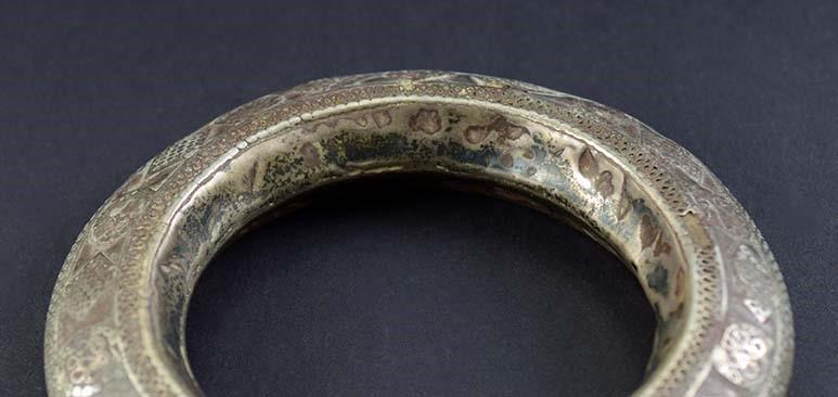 Ancient/Antique Bedouin Tribal Silver Cuff Bracelet