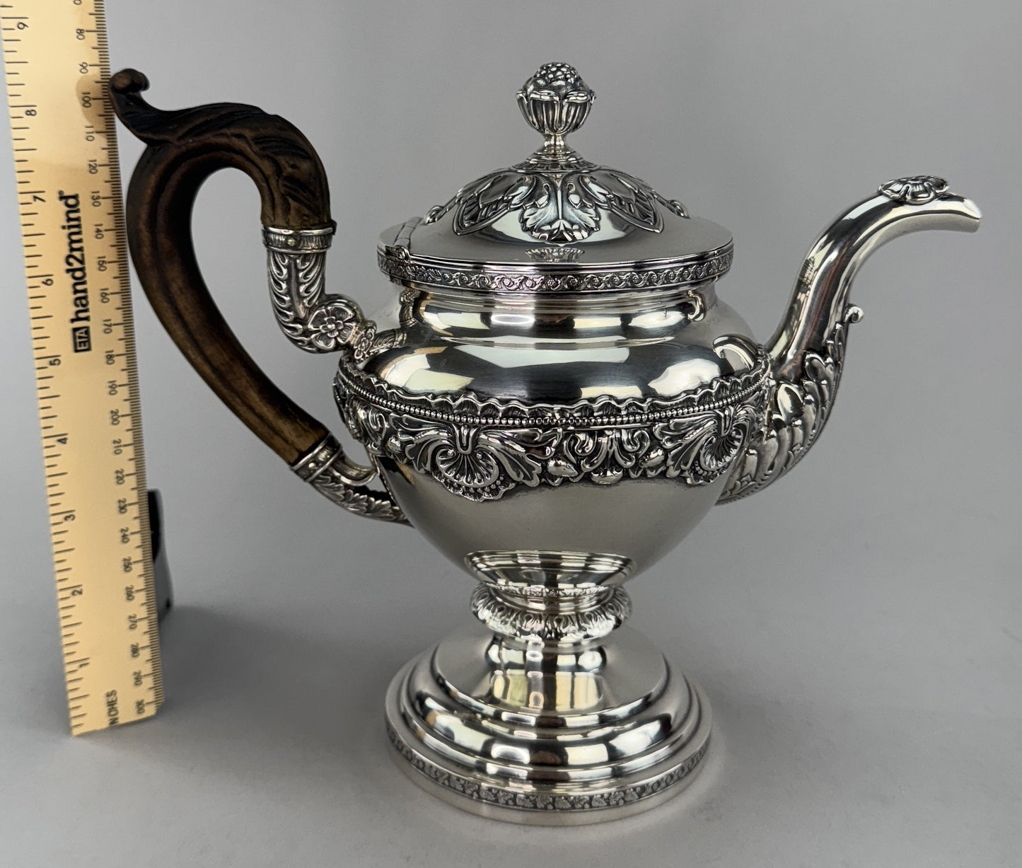 Excellent c1815 American Coin Silver Fletcher Gardiner Teapot or Coffee Pot