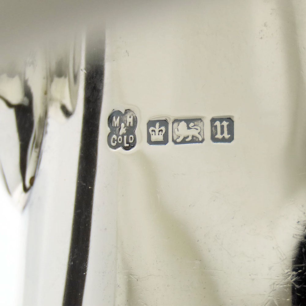 Stylish 1912 English Sterling Silver Coffee Tea Mocha Pot