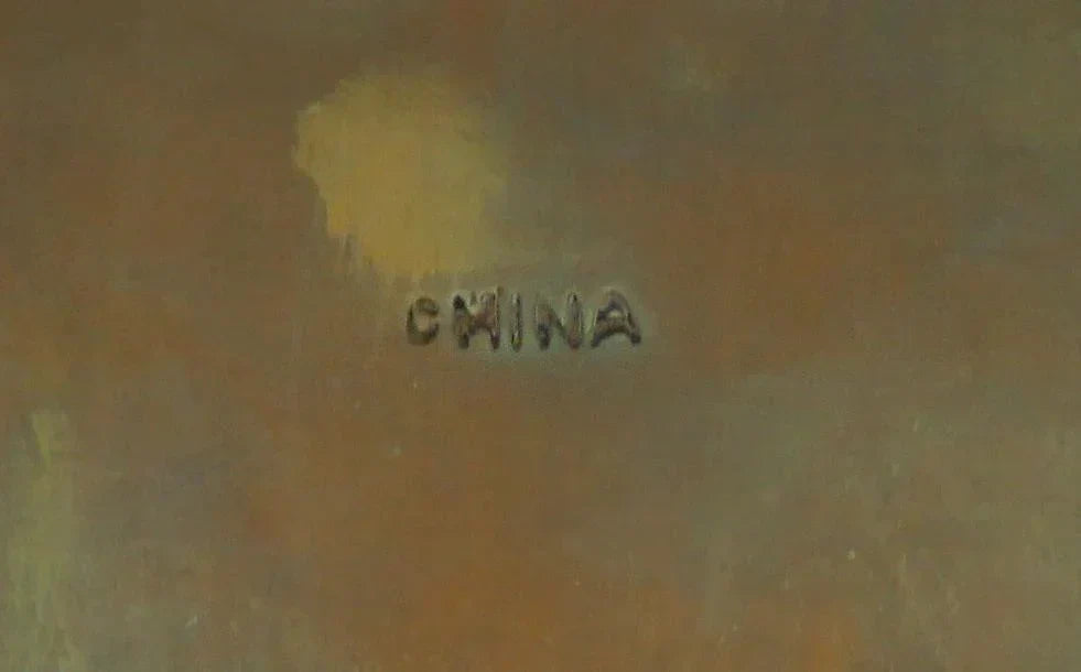 Antique c1900 Chinese Enamel Brass Covered Grand Temple Box