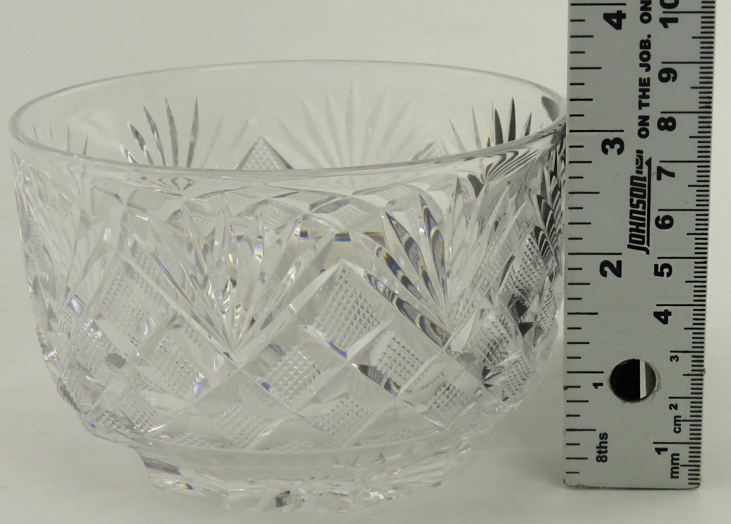 c1830-1870 Fantastic set 8 Antique Cut Glass Crystal Dessert Finger Bowls