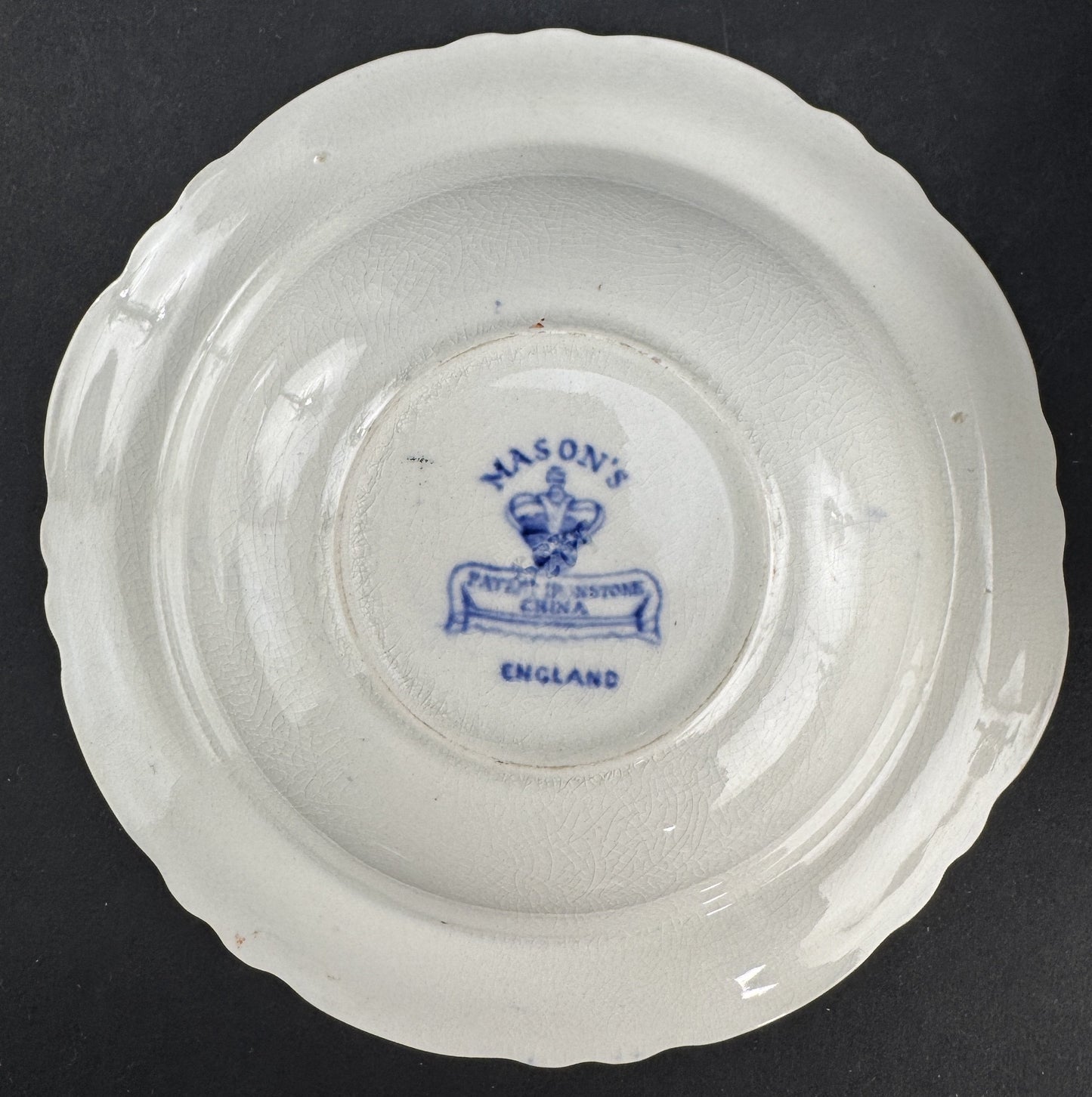 Great Set 12 c1920s Mason's Ironstone China Flying Bird 6.5" Dessert Fruit Bowls
