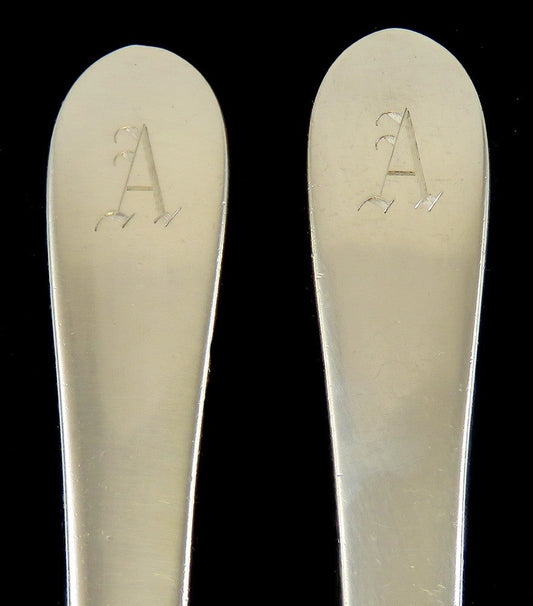 Vintage Sterling Silver Stieff Betsy Patterson Fork & Knife Carving Set 'A' Mono