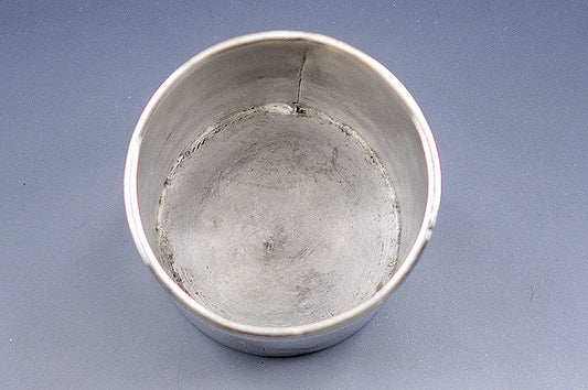 Antique 17th 18th Century Continental European Silver Beaker Cup 1 3/4"
