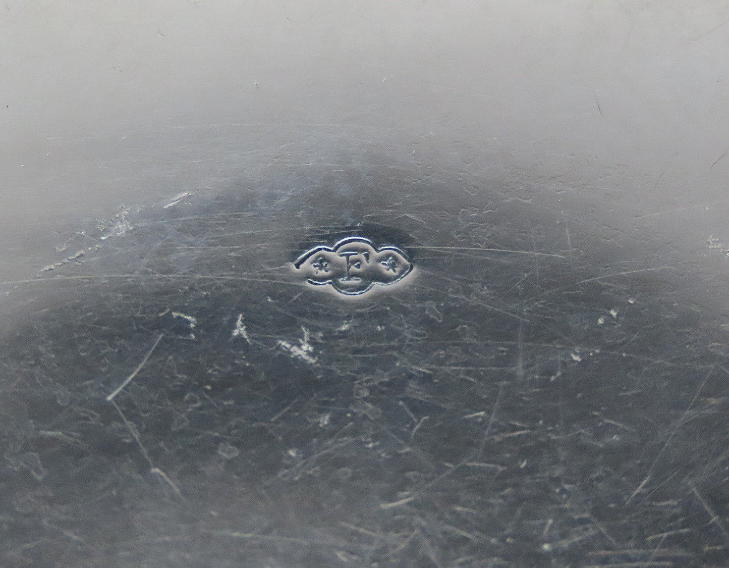 Gorgeous c 1895 Art Nouveau Floral Rim Sterling Silver Lobbed Dish 9 3/4 in
