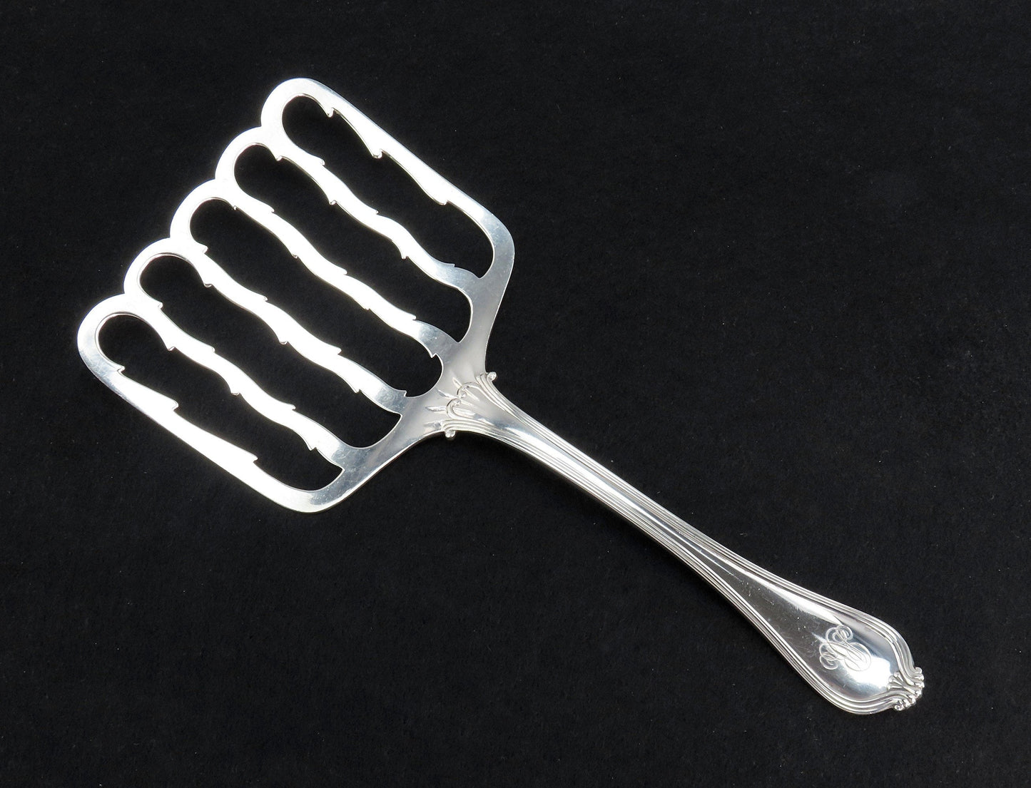 Rare Towle Paul Revere Sterling Silver Toast or Asparagus Server Pierced 9"