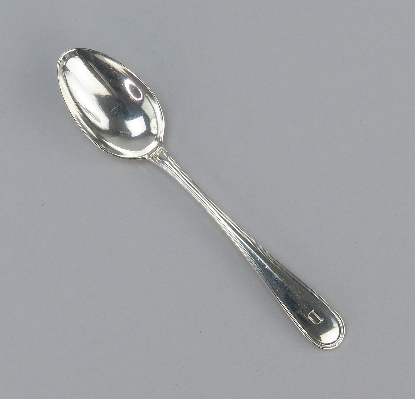 Great Set 12 J. E. Caldwell Antique Sterling Silver Demitasse Spoons D Mono