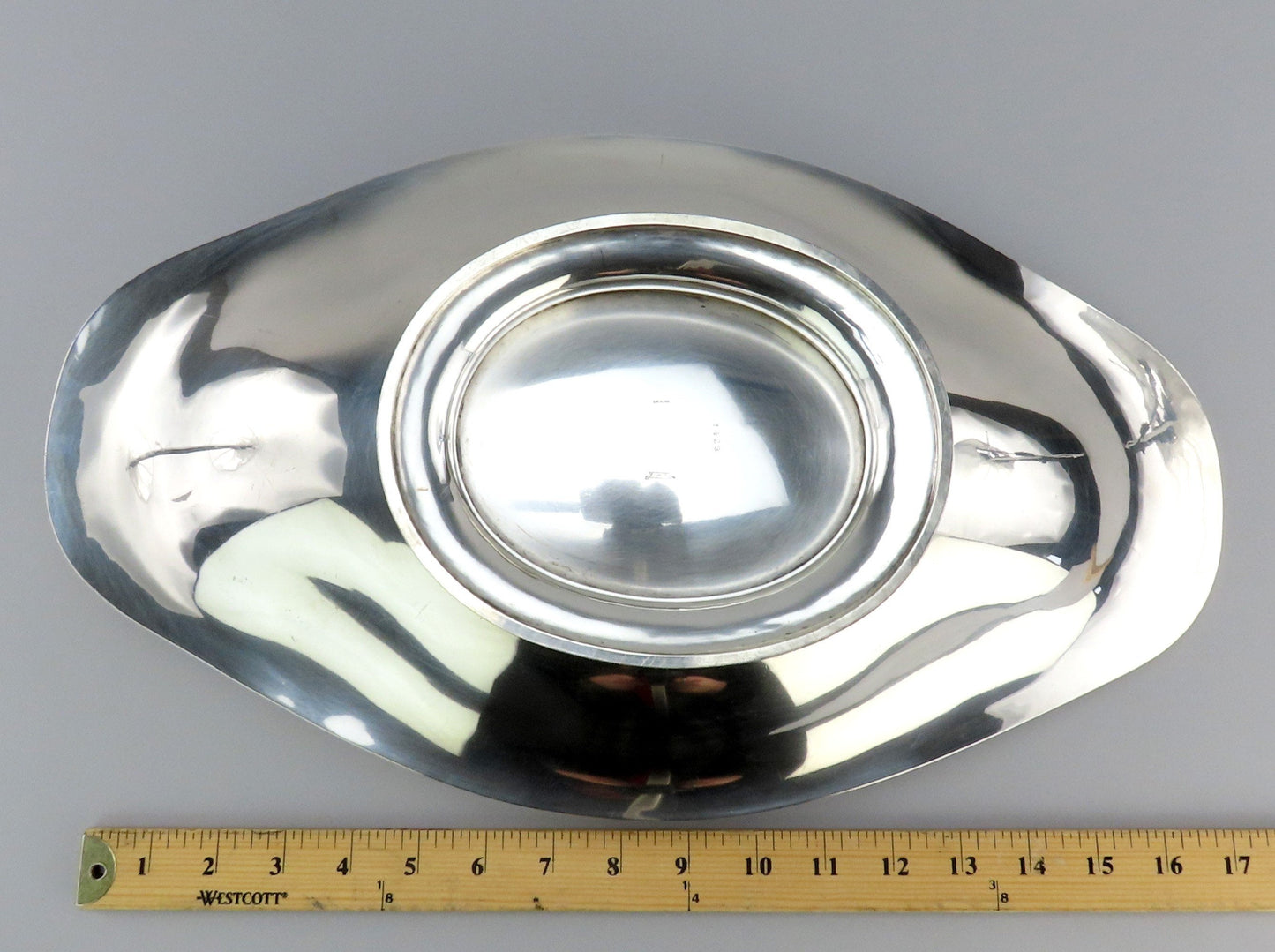 Mulholland Brothers Large Sterling Silver Arts Crafts Swing Handle Basket