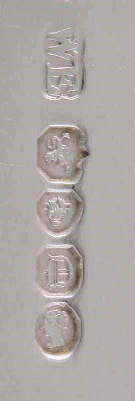1839 Early Victorian English Sterling Silver W Eaton Large Spoon
