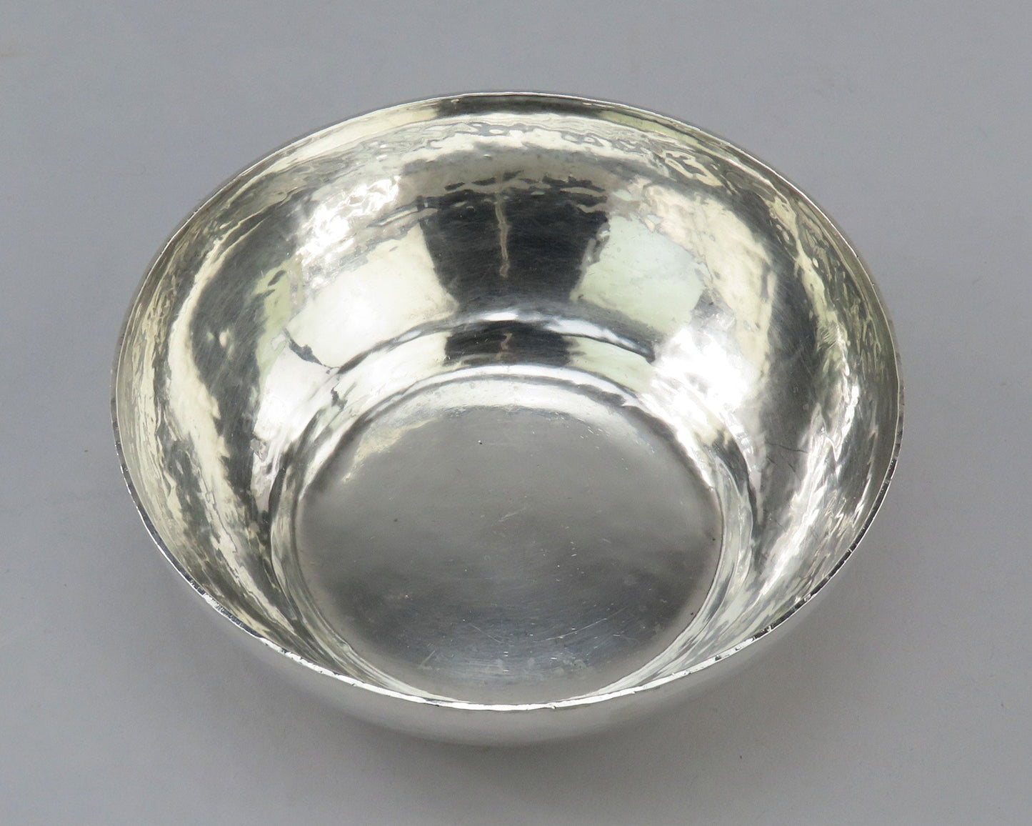 Excellent c1920s Franklin Porter Sterling Silver Handwrought Hand Hammered Bowl