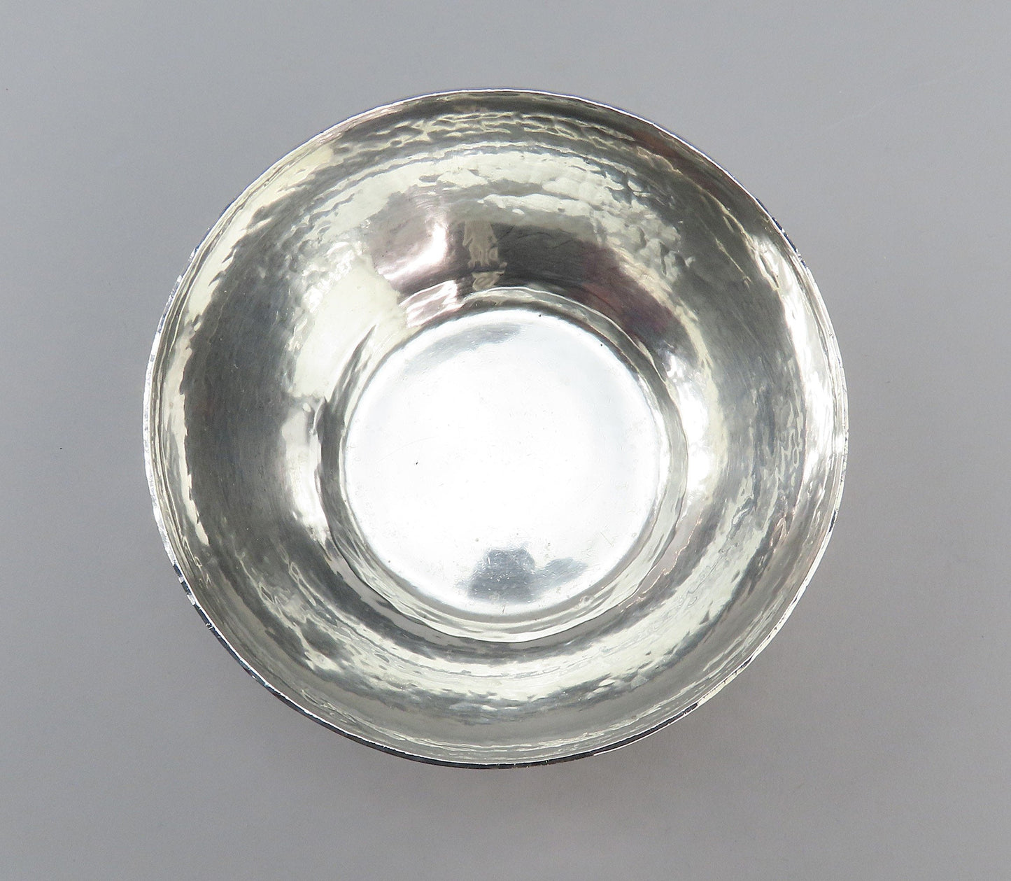 Excellent c1920s Franklin Porter Sterling Silver Handwrought Hand Hammered Bowl