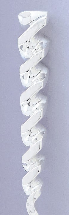 Fine Whiting Sterling Silver Square Twist Fish Fork Knife Serving Set B Mono