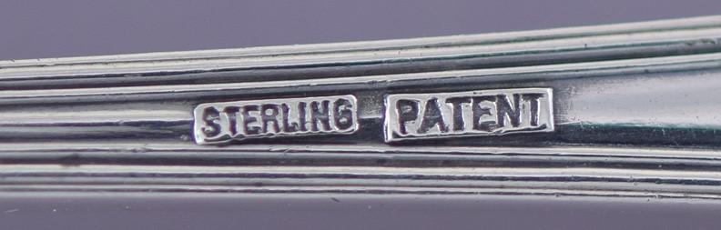 Rare 5 Alvin Sterling Silver Fleur de Lis Art Nouveau Iced Tea Spoons B Mono