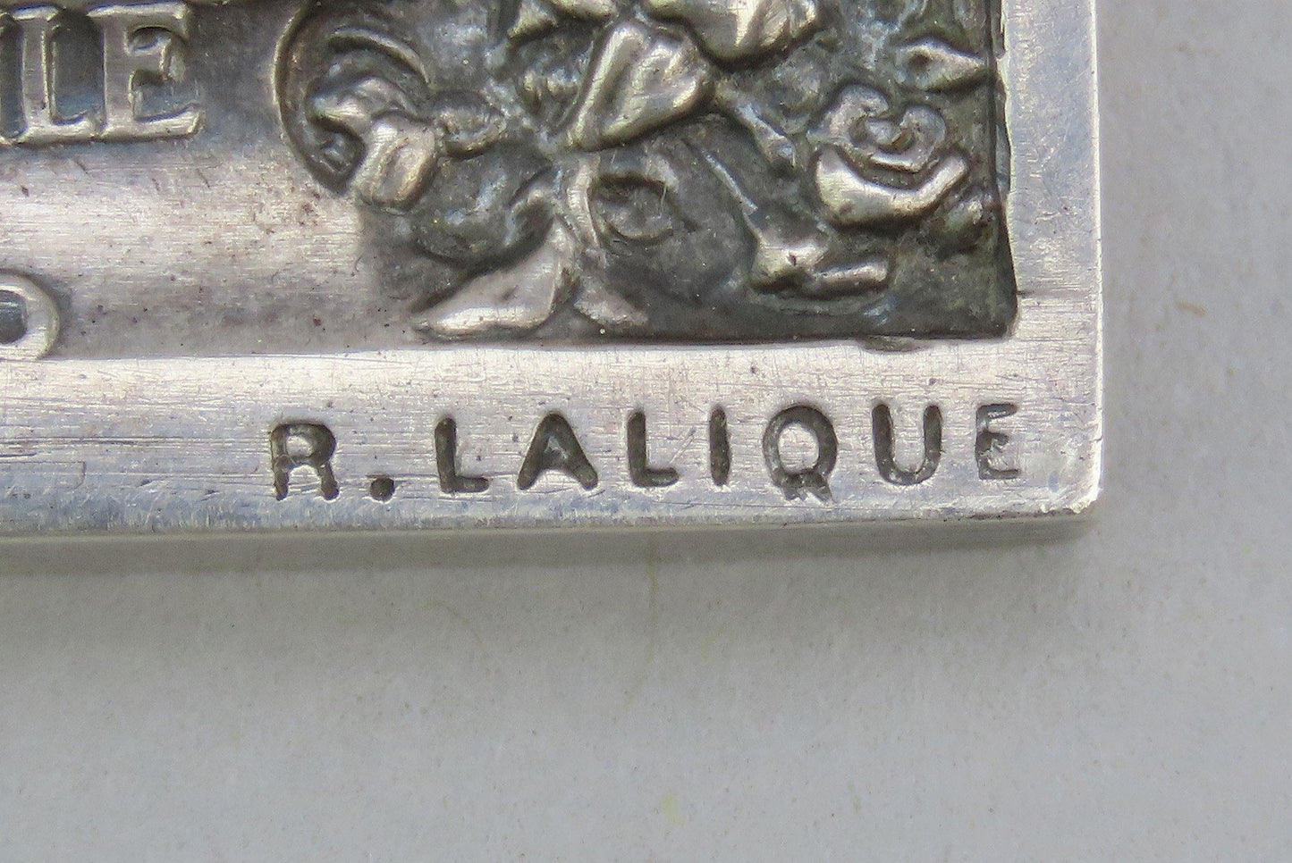 Rene Lalique Sterling Silver Centennial Chile Independence Medal Plaque