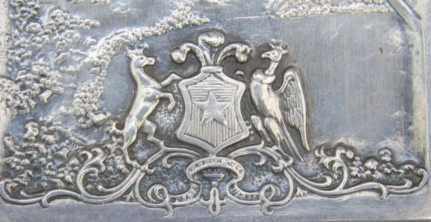 Rene Lalique Sterling Silver Centennial Chile Independence Medal Plaque