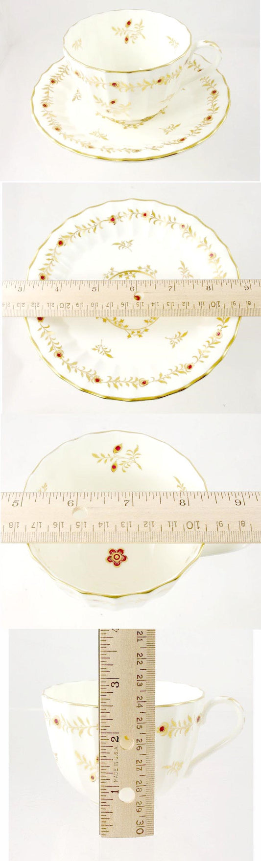 6pc Royal Worcester Cumberland Porcelain Bone China Place Setting