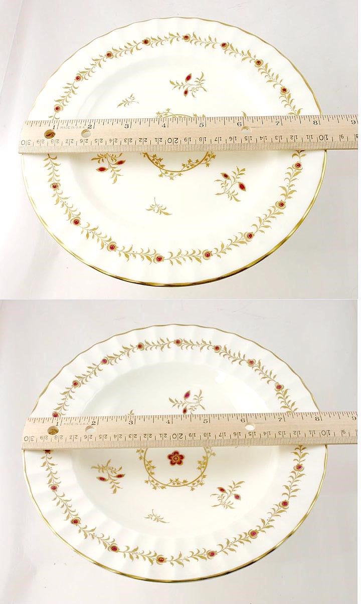 6pc Royal Worcester Cumberland Porcelain Bone China Place Setting