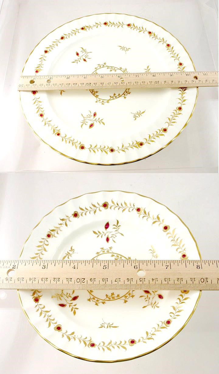6pc Royal Worcester Cumberland Porcelain Bone China Place Setting