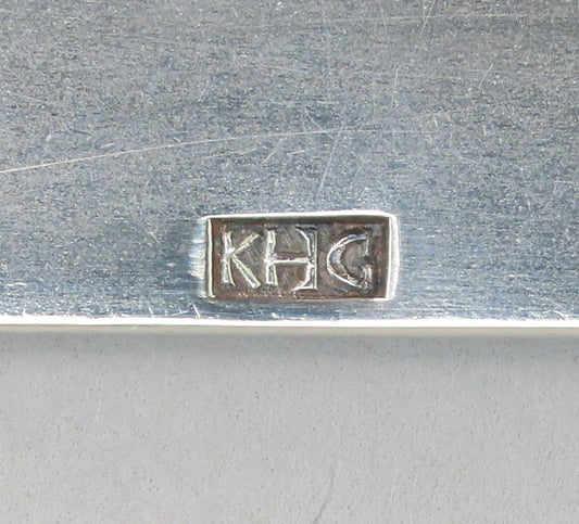 BEST 1850s Set of 4 Chinese Export Silver Knives Bamboo by Khecheong 7 3/4"