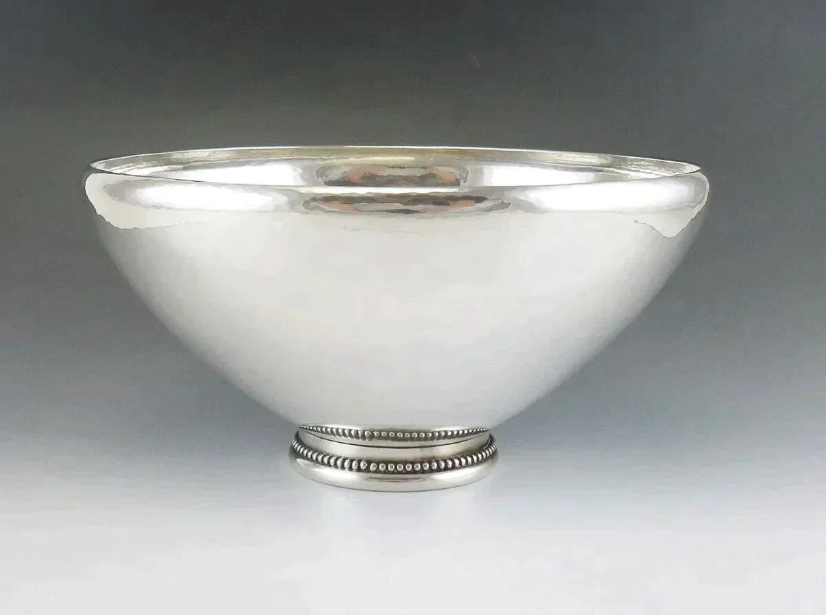Vintage Georg Jensen Denmark 925 Sterling Silver 461A Serving Bowl 7.5"