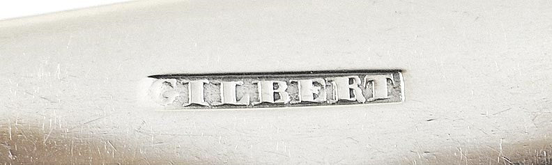 c1830-1868 Great Set 5 American Coin Silver Spoons Philo Gilbert