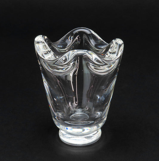 Charming VTG Signed Steuben Art Glass Small Bud Vase Toothpick Cigarette Holder