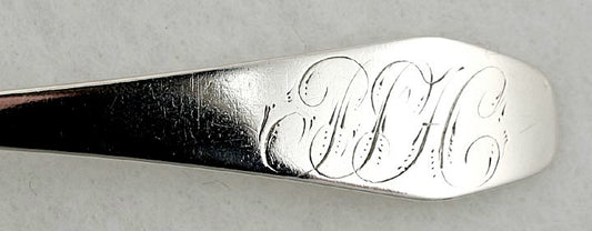 1805 Early American Coin Silver Coffin End Teaspoons