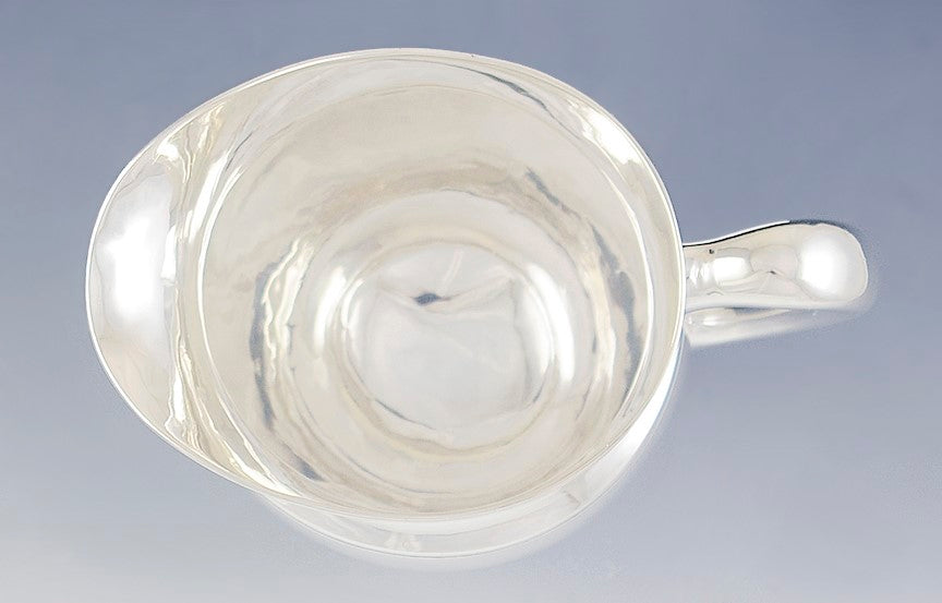 Antique 1900s American Arts & Crafts Sterling Silver Milk/Cream Pitcher 6.5"