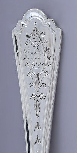 Great set 11 Watson Sterling Silver Hand Engraved Demitasse Spoons