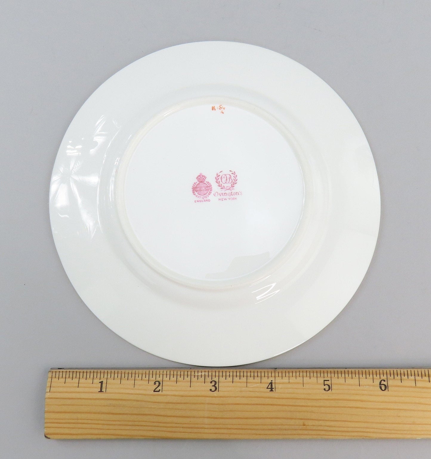 11 Minton Westminster K154 Bone China Bread Plates Cream w/ Gold 6 1/4 Inches