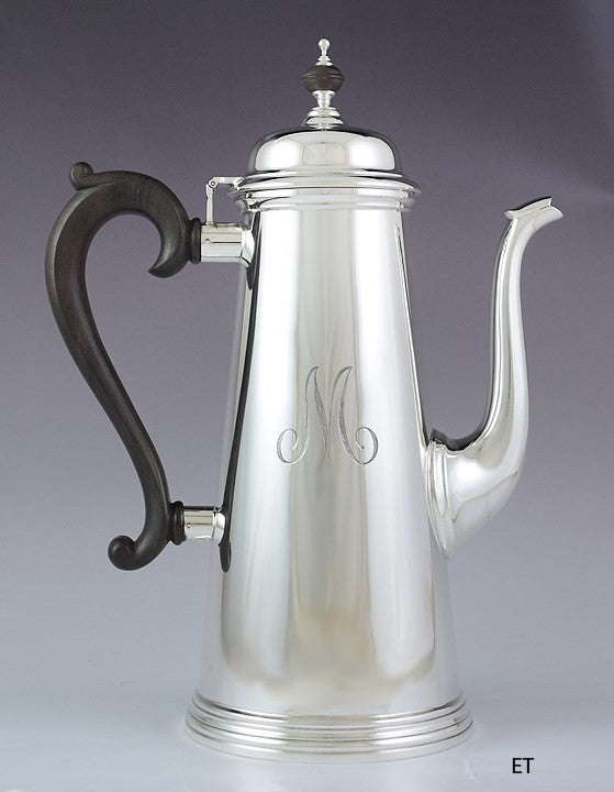 Impressive Tiffany & Co Sterling Silver Lighthouse Teapot / Coffee Pot M Mono