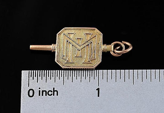 Sigma Xi 14k Gold Fraternity Enameled Watch Key Fob Honor Society Nebraska