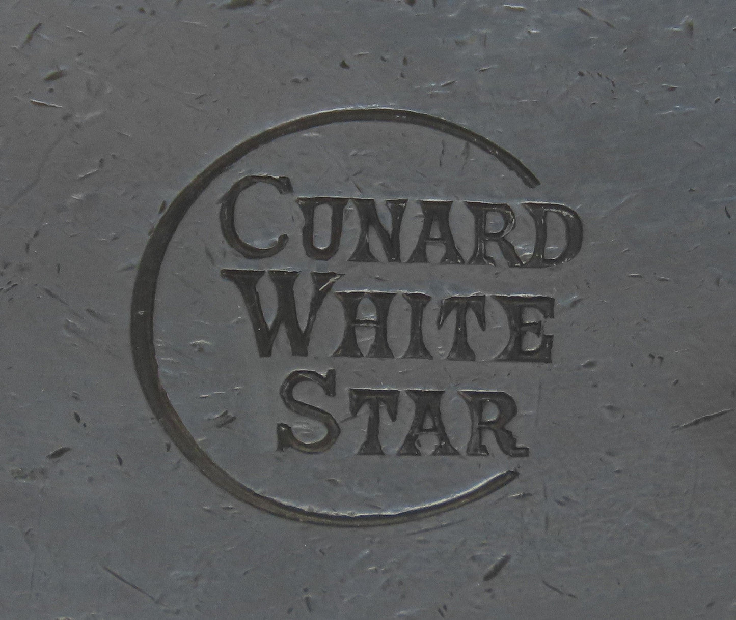 Art Deco Cunard White Star Silverplate Sauce Dish AS IS Elkington Co 6" Diameter